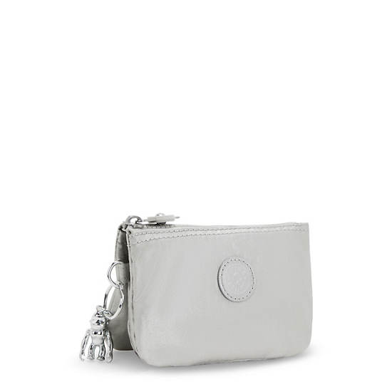 Kipling Creativity Small Metallic Pouch Vesker Sølv | NO 1106PJ